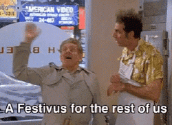 Jerry Stiller Happy Festivus GIF