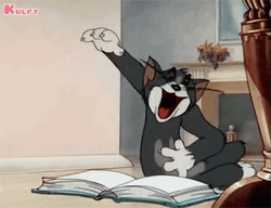 Jerry The Cat Laughing Out Loud Jajajaja Meme GIF