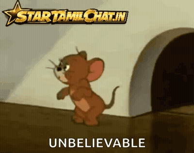 Jerry Tom And Jerry Saying Unbelievable By Hole GIF