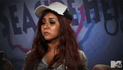 Jersey Shore Nicole Polizzi Hair Flip GIF