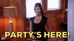 Jersey Shore Nicole Polizzi Party's Here GIF