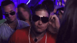 Jersey Shore Pauly D Sunglasses In Club GIF