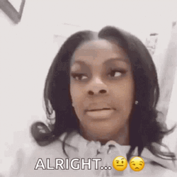 Jess Hilarious Saying Alright GIF