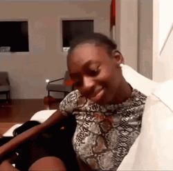 Jess Oop Reaction On The Couch GIF
