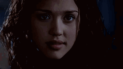 Jessica Alba Closing Eyes While Cute Smiling GIF