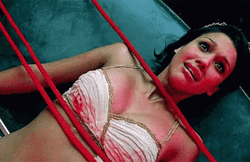 Jessica Alba Screaming While Tied Rope GIF