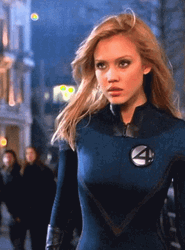 Jessica Alba Serious Fighting Face GIF