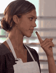  Jessica Alba Sexy Finger Sucking GIF