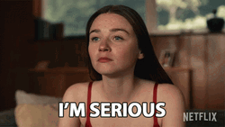 Jessica Barden Im Serious GIF