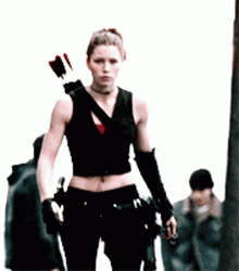 Jessica Biel As Abigail Whistler In Blade GIF