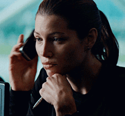 Jessica Biel Staring Blankly GIF