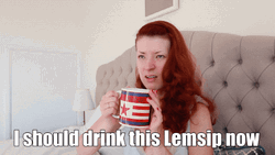 Jessica Kellgren Fozard Sipping Tea GIF