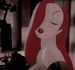 Jessica Rabbit Blowing Hot Kisses GIF