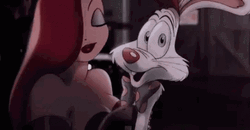 Jessica Rabbit Hugging Roger Rabbit GIF