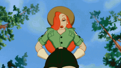 Jessica Rabbit Reaching Out For Kiss GIF