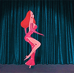 Jessica Rabbit Sexy Stage Stroll GIF