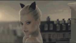 Jessica Stam Cat Ears GIF