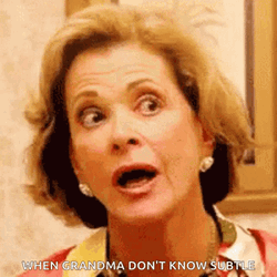 Jessica Walter Winking Grandma Don't Know GIF