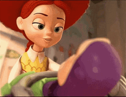 Jessie Alluring Buzz In Toy Story