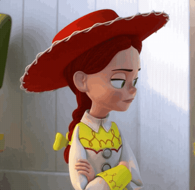 Jessie From Toy Story Wearing Red Hat GIF