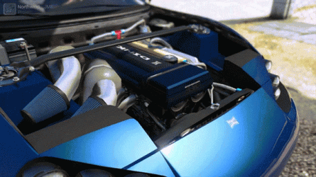 Jester Engine Testing Royal Blue GIF