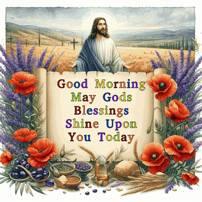 Jesus Blessings Good Morning GIF