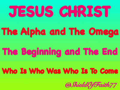 Jesus Christ Alpha And Omega Poster GIF