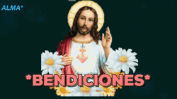 Jesus Christ Of Nazareth Bendiciones Sticker GIF