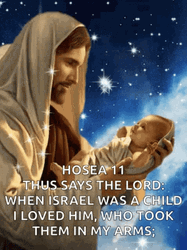 Jesus Christ Sparkling Stars Bible Verse GIF