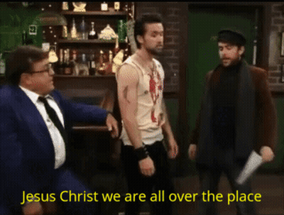 Jesus Christ We Are All Over The Place GIF