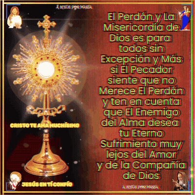 Jesus En Ti Confio Red Background GIF