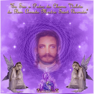 Jesus Eu Sou O Poder Da Chama Violeta Do Bem Amado Mestre Saint Germain GIF