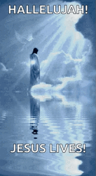 Jesus Lives Hallelujah Meme GIF