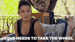 Jesus Needs To Take The Wheel GIF