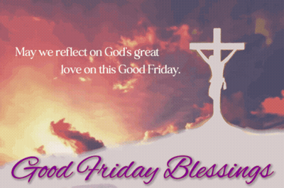 Jesus On Cross Good Friday Reflect God's Love GIF