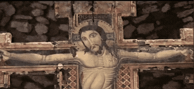 Jesus On Cross With Word King GIF
