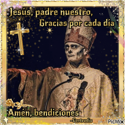 Jesus Padre Nuestro Gracias Por Cada Dia And Amen Bendiciones GIF
