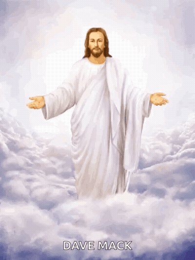 Jesus Painting With Dave Mack Name GIF