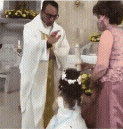 Jesus Painting With Padre Celestial GIF