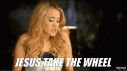 Jesus Take The Wheel Underwood GIF
