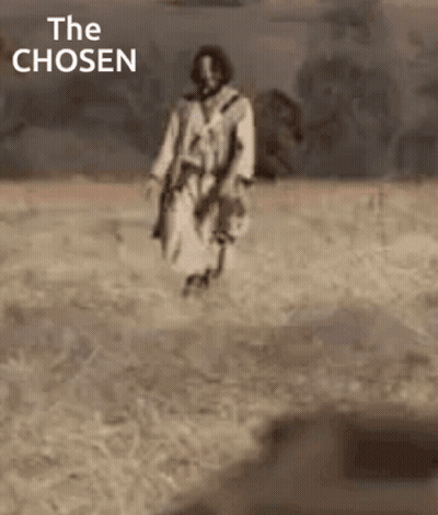 Jesus Walking In Field The Chosen Shalom GIF