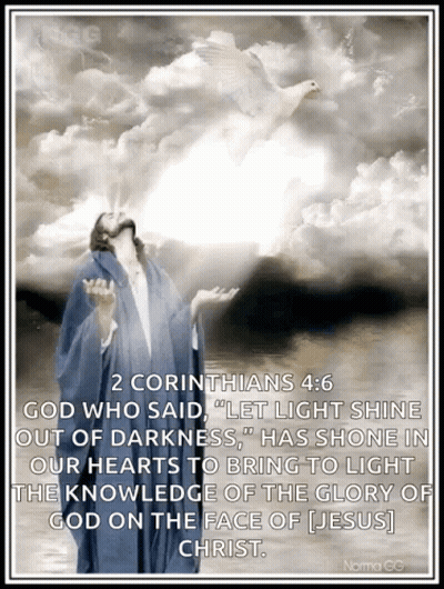 Jesus With Bible Quote GIF