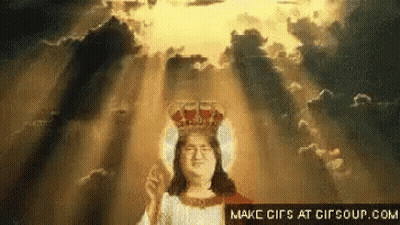 Jesus With Crown GIF