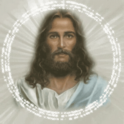 Jesus With White Halo GIF