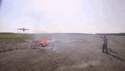 Jet Plane Wet Water Sploosh GIF