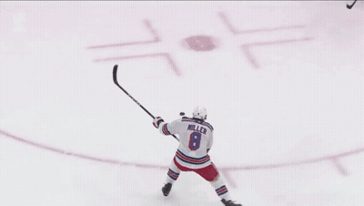JetBlue Advertisement On Ice Rink GIF