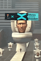 Jetpack Skibidi Toilet Meme GIF