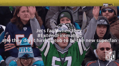 Jets Fans Extend Fireman Ed Don't Hire Big Rob GIF