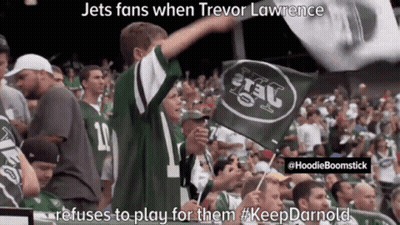 Jets Fans When Trevor Lawrence Refuses To Play For Them Keep Darnold GIF
