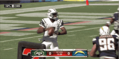 Jets Vs Chargers Football Game GIF